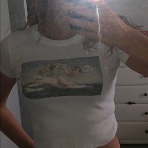 birth of Venus brandy Melville crop top